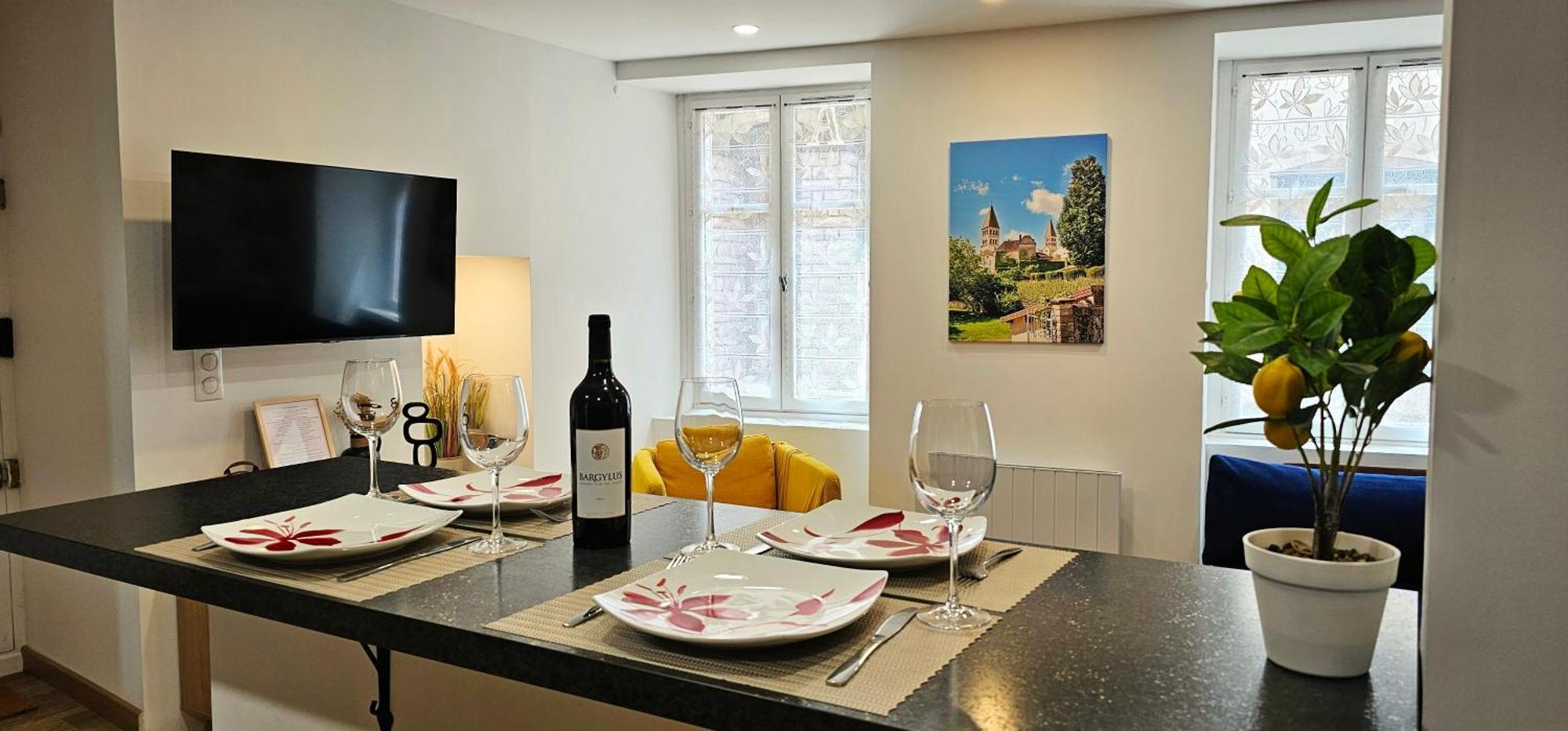 Rez De Chaussee Appartement A Tournus - Yellow Екстериор снимка